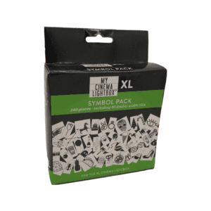 My Cinema Lightbox XL symbol pack in box