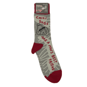 Chili Dogs Are a Man's Best Friend Men's Socks