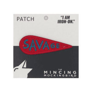 Mincing Mockingbird Savage Patch in packaging