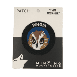 Mincing Mockingbird Whom Patch in packaging