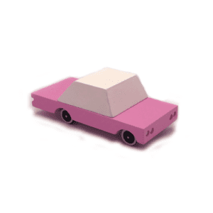 Pink Sedan Candycar out of box