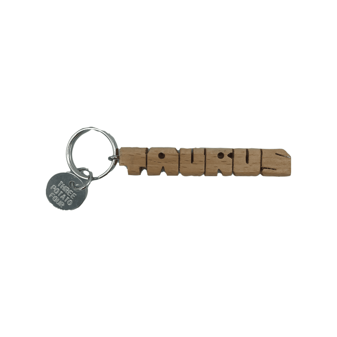 TPF 6 Taur key (!) edit Three Potato Four Taurus keychain