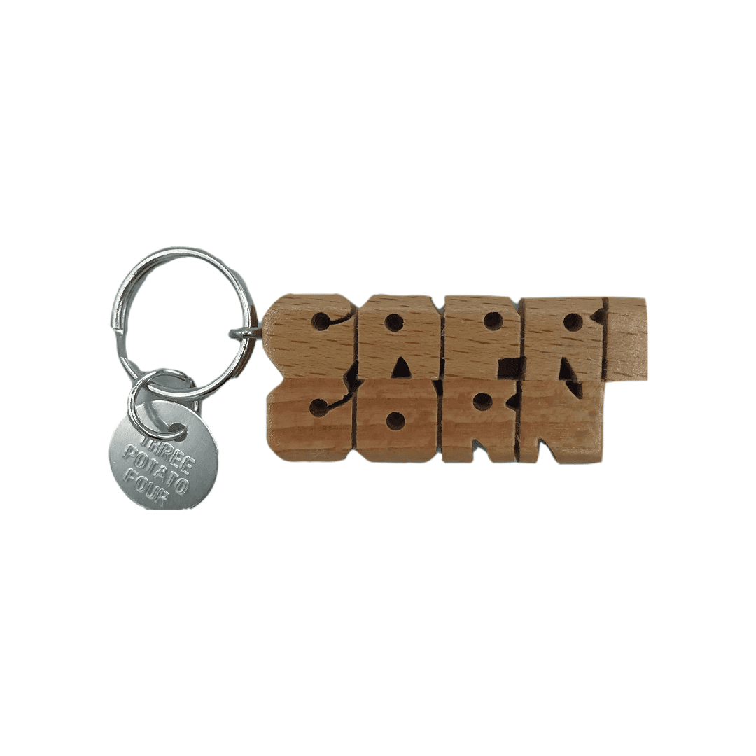 TPF 8 capr key Three Potato Four Capricorn keychain