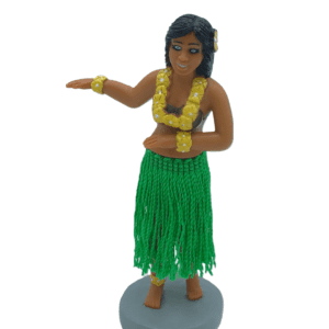 Archie McPhee Dashboard Hula Girl out of package