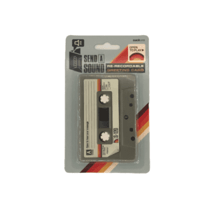 recordable greeting card cassette shaped