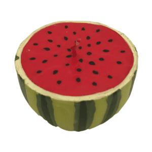 Living Royal watermelon candle out of box