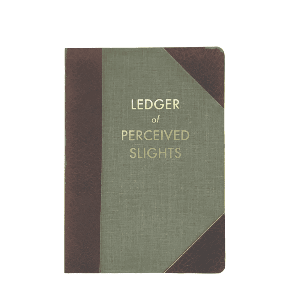 Ledger of Perceived Slights Journal Small Mart General Mercantile