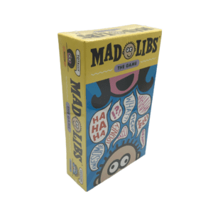 A boxed Mad Libs game.