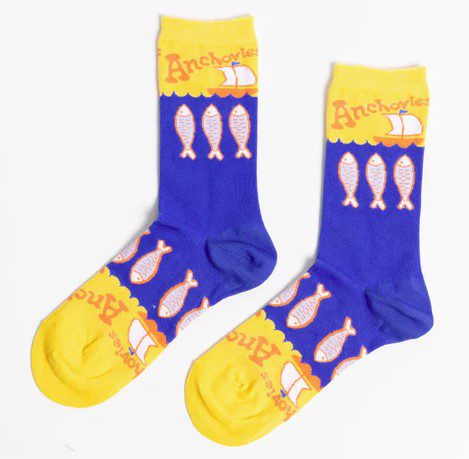 anchovies crew socks
