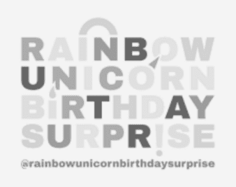 Rainbow Unicorn Birthday Surprise image